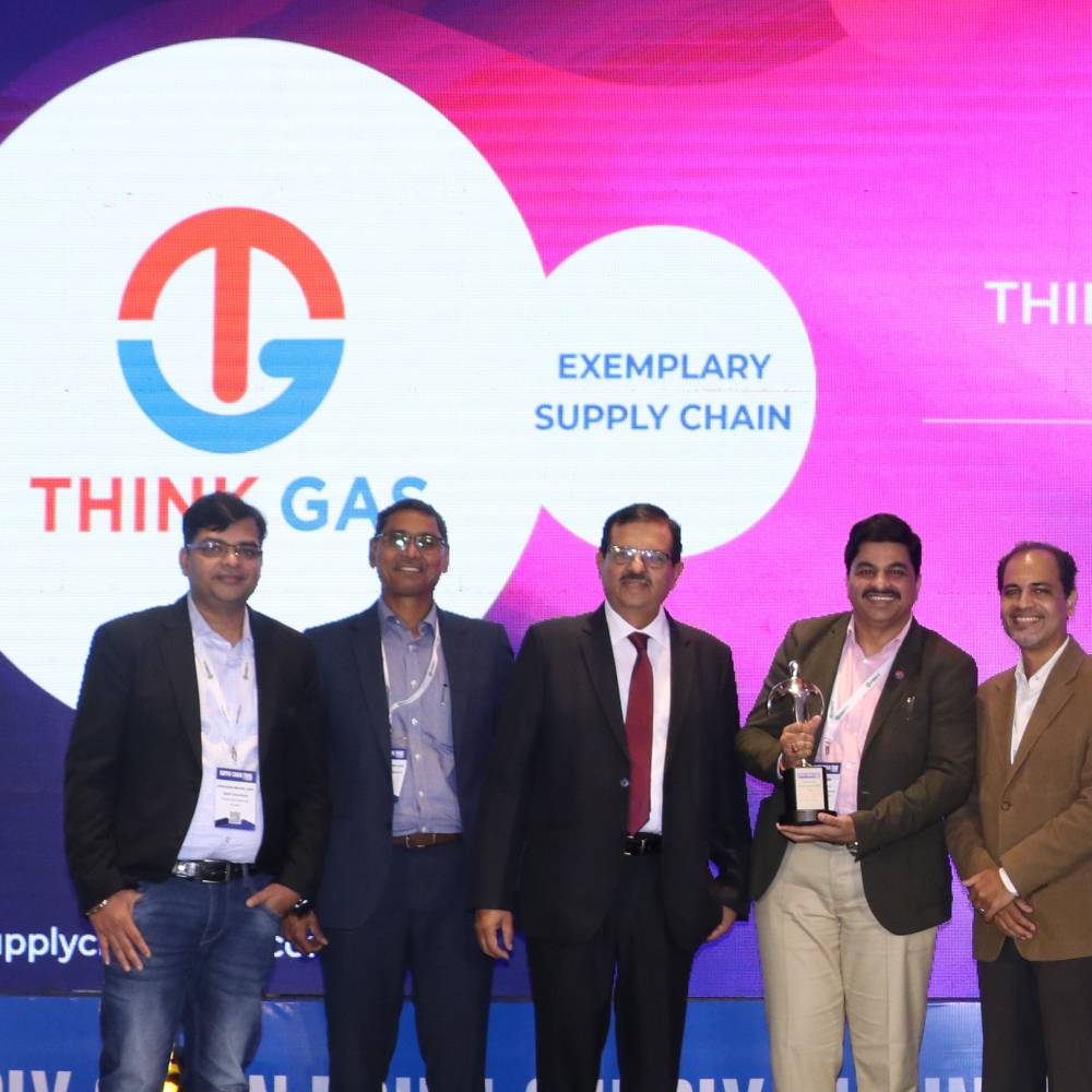 THINK Gas- Exemplary Supply Chain 2022 winner - Supply Chain Tribe by Celerity