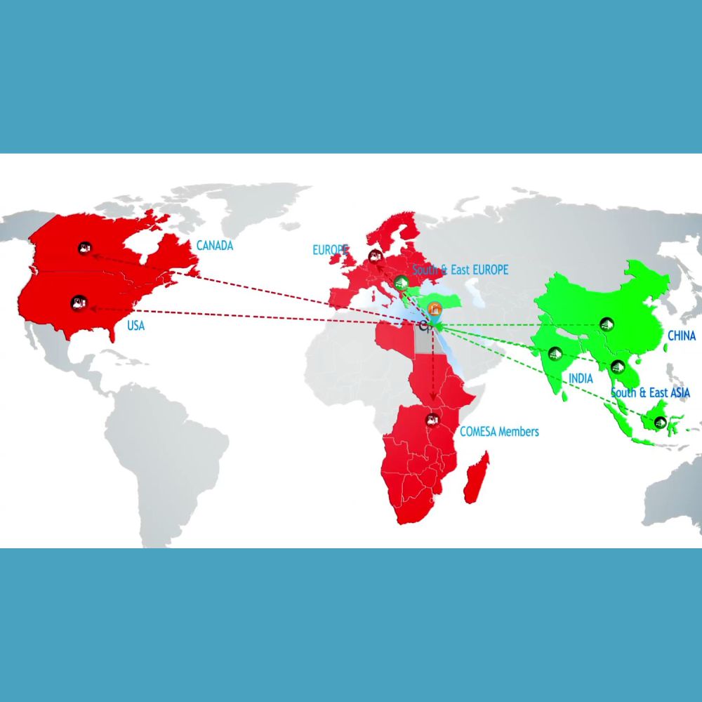 China Global Supply Chain World Map- Supply Chain Tribe by Celerity