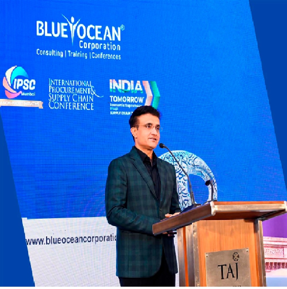 Sourav Ganguly, the cricket legend, has joined the board of Blue Ocean Corporation - Supply Chain Tribe by Celerity